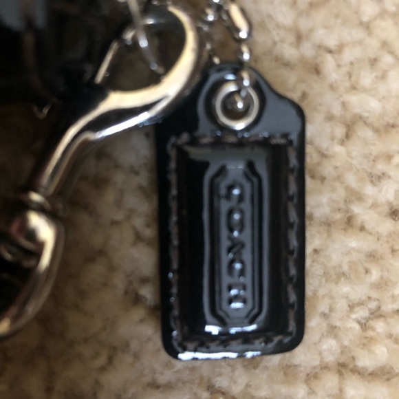 Black Coach Wristlet Wallet Bag - Picture 2 of 3